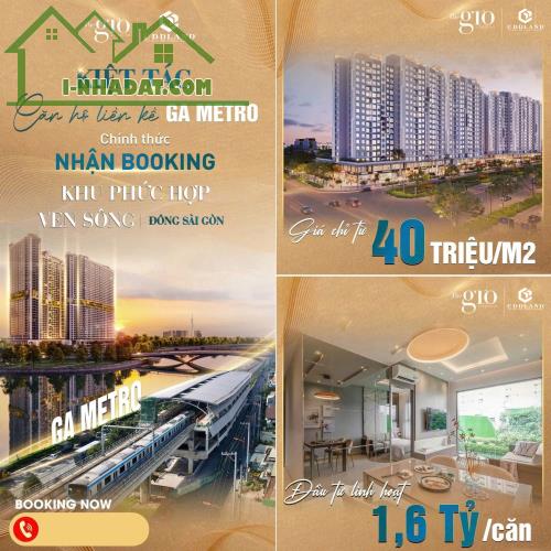 Dự án The Gió An Gia giỏ hàng căn 2PN 75M2 liền kề Ga Metro SG Suối Tiên chỉ 3,1 Tỷ.