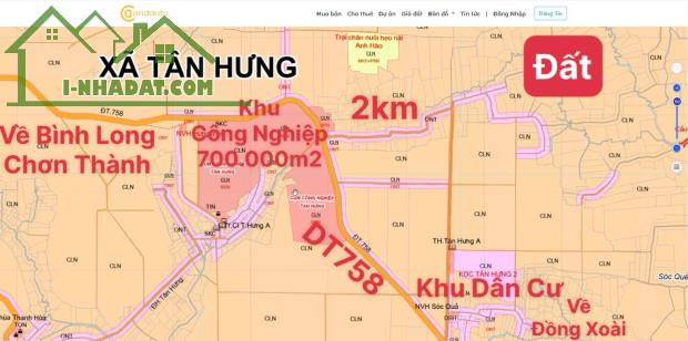 Chính Chủ Bán 1,200m2 Đất Đường Xe Tải Thông Thẳng Khu Công Nghiệp 70ha 186tr