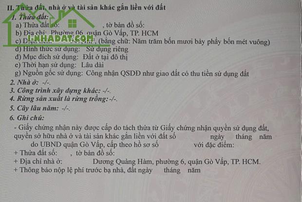 BÁN LÔ ĐẤT LỚN VỊ TRÍ ĐẸP ĐƯỜNG BÀN CỜ KHU VỰC XÂY ĐƯỢC CAO TẦNG - 3