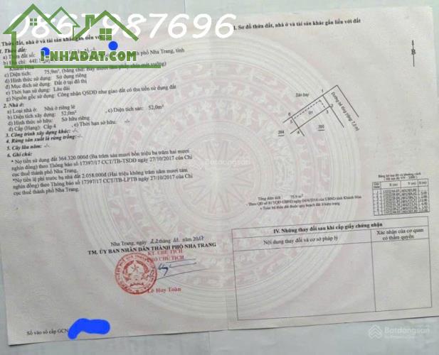 Bán Nhà Cấp 4 Mặt Tiền Đường Nguyễn Thị Định, Phường Phước Long, TP Nha Trang - Giá 4,3 Tỷ - 1