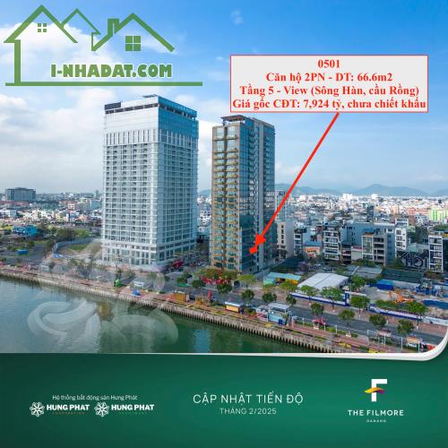 The Filmore - 2PN 66.6m22 View sông Hàn và ngay phố đi bộ Bạch Đằng Đà Nẵng