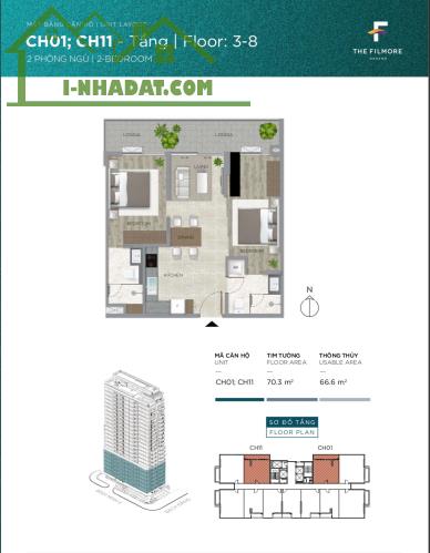 The Filmore - 2PN 66.6m22 View sông Hàn và ngay phố đi bộ Bạch Đằng Đà Nẵng - 2