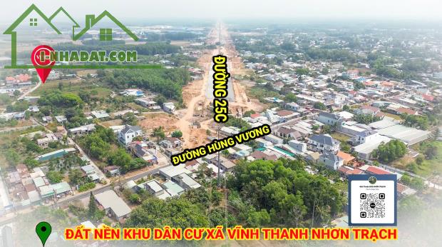 ĐẤT NỀN FULL THỔ NHƠN TRẠCH - KHU DÂN CƯ GẦN ĐƯỜNG 25C GIÁ TỐT - 3