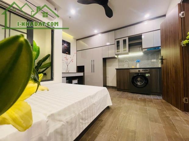 BÁN CHDV TẠI ĐƯỜNG ĐỖ ĐỨC DỤC 72M2 7 TẦNG 12 PHÒNG KK FULL ĐỒ, PCCC, 30M Ô TÔ TRÁNH 15,9
