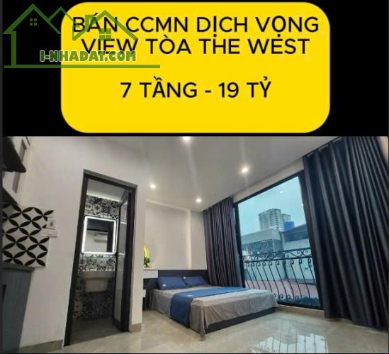 🔥 BÁN CCMN DỊCH VỌNG, CẦU GIẤY – DÒNG TIỀN 1.3 TỶ/NĂM – 7 TẦNG THANG MÁY – FULL PCCC 🔥