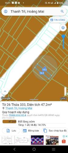 Mảnh đất vuông vắn phân lô trước sau như một, không một lỗi lầm  + Ngõ vào 3 gác khu vực p