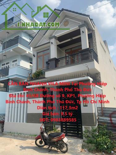 CẦN BÁN NHANH VILA MINI Tại Phường Hiệp Bình Chánh, Thành Phố Thủ Đức - 4
