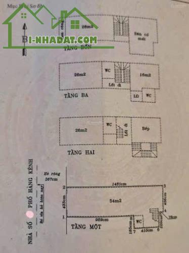 Bán nhà 4 tầng ngay đầu TÔ HIỆU mặt đường Hàng Kênh, Lê Chân, Hải Phòng. 71m2-15 tỷ - 1