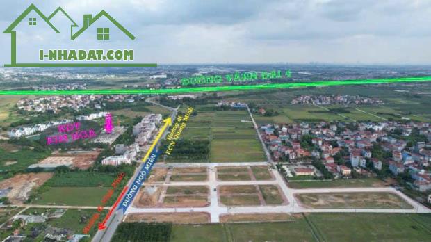 💥BÁN LÔ ĐẤT TẠI KHU ĐẤU GIÁ THÔN BẠCH ĐA, KIM HOA, MÊ LINH, HÀ NỘI