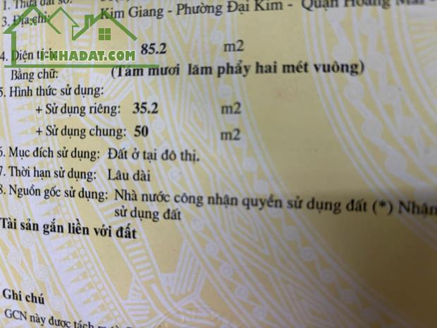 CHÍNH CHỦ BÁN NHÀ 5 TẦNG GẦN MẶT PHỐ QUẬN HOÀNG MAI-HÀ NỘI - 2