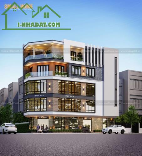 Nhà Lô Góc Mặt Phố Hồng Tiến 230m2 MT20m Kinh Doanh, Văn Phòng 115 Tỷ