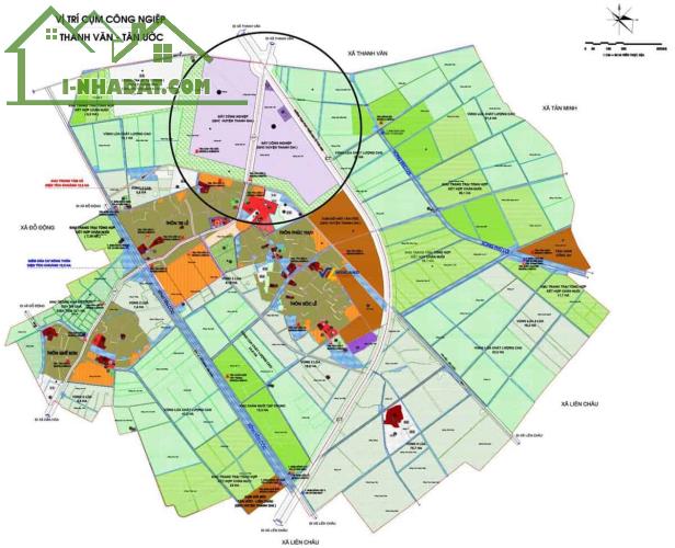 E có mấy lô đất dịch vụ diện tích 125m, vị trí đẹp tại cụm công nghiệp Thanh Văn Tân Ước, - 2