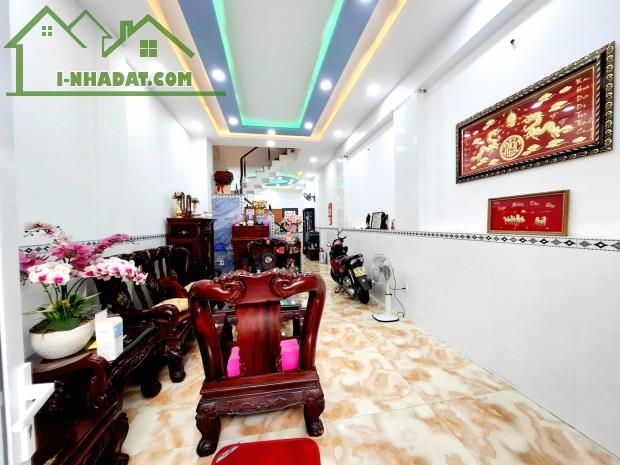 HẺM XE HƠI THÔNG TĨNH LỘ 10 - BÌNH TÂN - GIÁP QUẬN 6 - 80M2 - 4 TẦNG - NHỈNH 6 TỶ