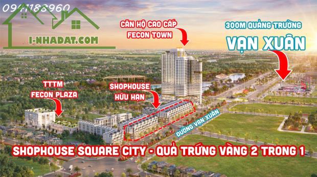 Square City - Căn độc quyền, Quỹ hàng chủ đầu tư. Liên hệ: 0941 188 960