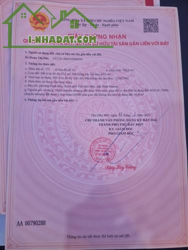 CHÍNH CHỦ BÁN 5 lÔ ĐẤT LIÊN KỀ TẠI ĐƯỜNG ĐX 066, ĐỊNH HÒA, TP. THỦ MỘT DẦU, BÌNH DƯƠNG. - 9