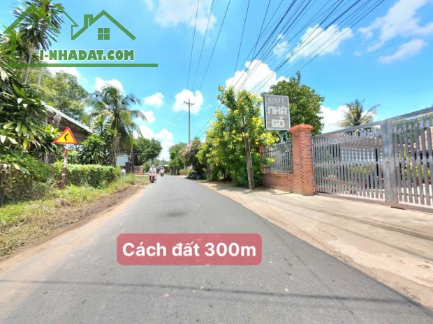 Trí Bình-Thị trấn Châu Thành kdc đông đủ tiện ích  lô đất full thổ cư mặt tiền nhựa 10m
