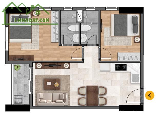 Căn góc Bcons Polaris- tầng trung- mã căn A.x.02- đã cất nóc- giá chỉ 2.260 tỷ BTP - 1