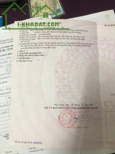 NHÀ CHÍNH CHỦ - Cần Bán Căn Nhà tại Xã Vĩnh Thái, Nha Trang, Khánh Hòa - 1