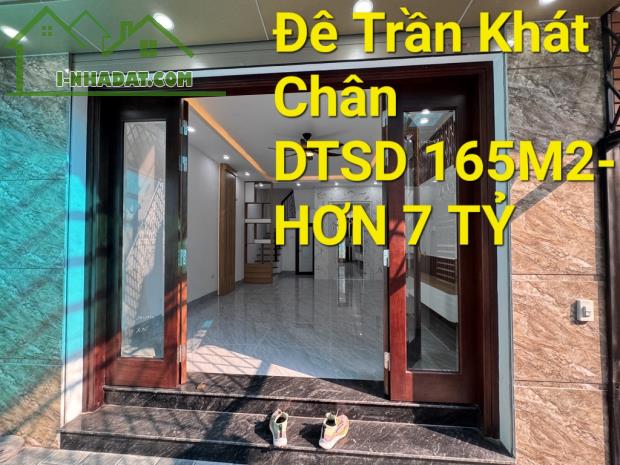 SIÊU PHẨM ĐÊ TRẦN KHÁT CHÂN DTSD 165M2 THANG MÁY, SÂN ĐỂ XE ,30M RA Ô TÔ ,HƠN 7 TỶ