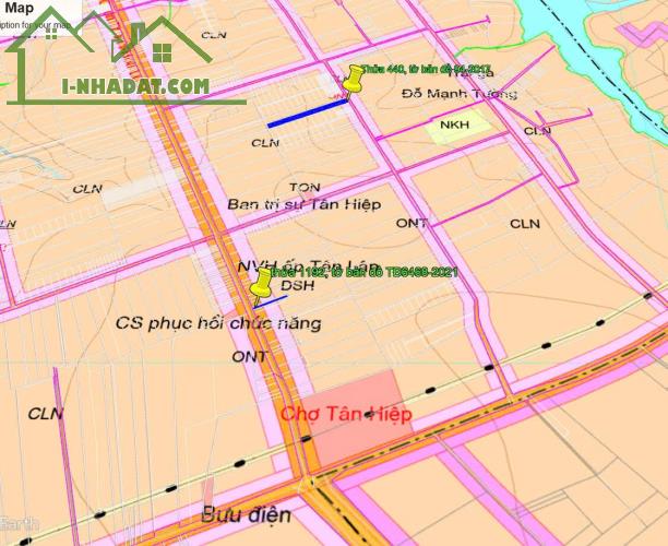 ĐẤT Ở THỔ CƯ MẶT TIỀN ĐT743 BÁN GẤP, TÂN HIỆP, HỚN QUẢN, BÌNH PHƯỚC - CHỈ 4.5 TỶ - SỔ ĐỎ