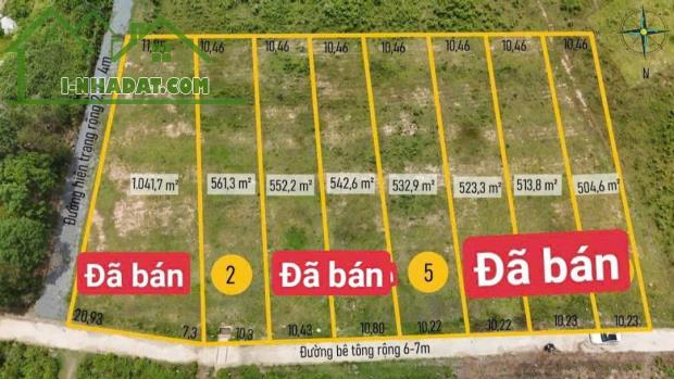 561m2 qh full thổ cư. Đường ô tô. Khu dân cư. Gần khu du lịch giá bán 395tr - 1