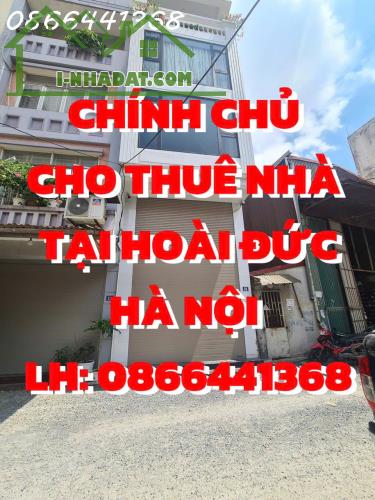 CHÍNH CHỦ CHO THUÊ NHÀ TẠI HOÀI ĐỨC, HÀ NỘI - Địa chỉ: Số 10 ngõ 25 đường 422b xã vân - 4