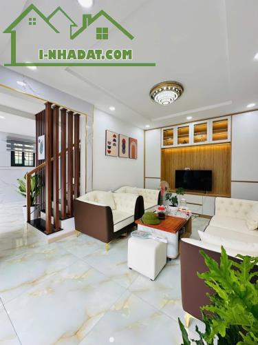NHÀ ĐẸP B.ÁN QUANG TRUNG GV - GẦN CHỢ ĐÊM HẠNH THÔNG TÂY - HXH VÔ NHÀ - DT 36M² - 4 TẦNG - 1