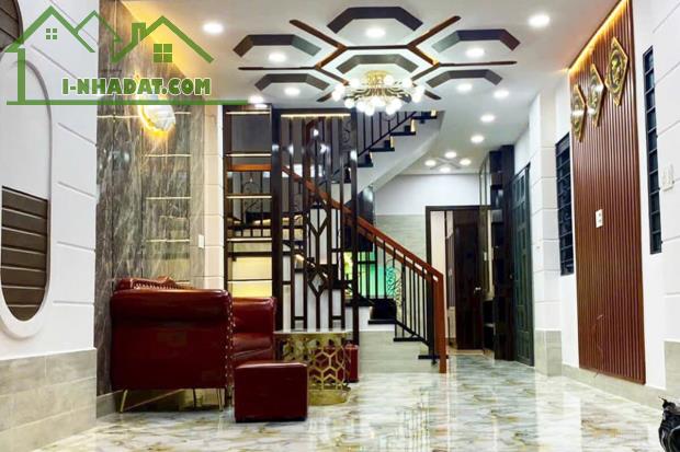 Bán nhà hẻm Nguyễn Văn Khối, Xe hơi, 42m² (3.5m x 12m) vuông vức - Giá 5.35 tỷ TL