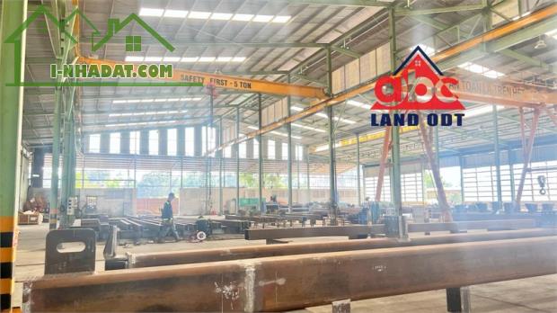 xưởng đẹp kết cấu kiên cố, trang bị cầu trục lớn. nền chịu lực. SX các ngành cơ khí - 3