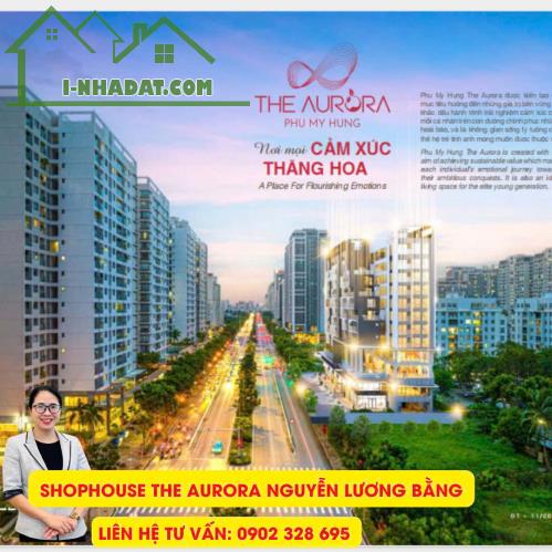 PHÚ MỸ HƯNG MỞ BÁN GIỎ HÀNG SHOPHOUSE ĐẸP NHẤT DỰ ÁN THE AURORA - 1