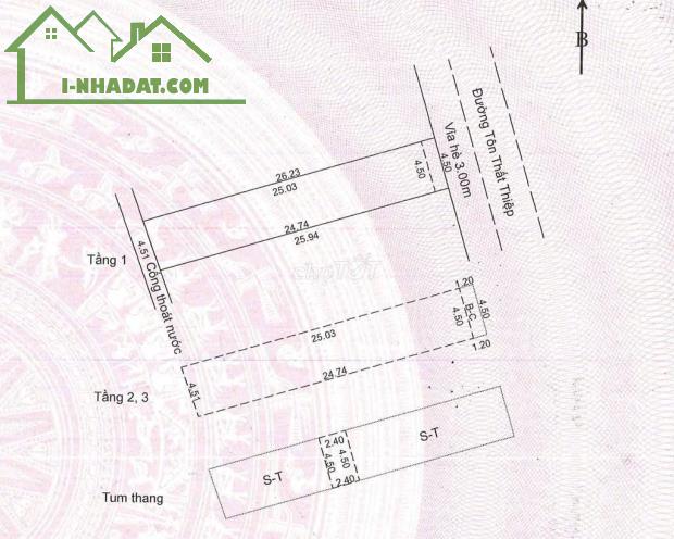 Bán nha Tôn Thất Thiệp nhiều hơn 10 PN Nhà mặt phố, mặt tiền Giá: 8,8 tỷ - 4