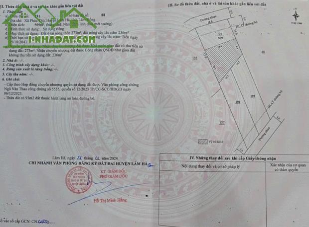 Bán 509m² Đất Thổ Cư Tại Hồ Phúc Hưng, Xã Phúc Thọ, Lâm Hà – View Hồ, Không Khí Trong Lành - 2