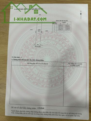 ĐẤT THỔ CƯ KHU TÁI ĐỊNH CƯ TÂN HƯƠNG - 2