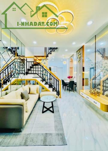 NHÀ 3 TẦNG 1/ MẶT TIỀN XE HƠI 10m - 48m2 - KHU CHỢ GÒ VẤP - NHỈNH 4 TỶ - 3