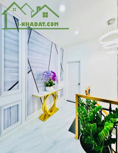 NHÀ 3 TẦNG 1/ MẶT TIỀN XE HƠI 10m - 48m2 - KHU CHỢ GÒ VẤP - NHỈNH 4 TỶ
