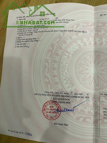 PHÚC LAI, HOA PHONG, MỸ HÀO, HƯNG YÊN – GẦN KHU CÔNG NGHIỆP, TIỀM NĂNG TĂNG GIÁ! - 3