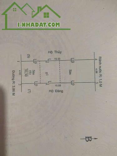 Cần bán mảnh 70m2 có sẵn nhà cấp 4 cho thuê  ở Thị trấn Trâu Quỳ