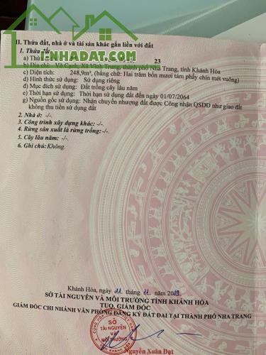 Đất xã Vĩnh Trung - Nha Trang Lh: 0868750144 Lê Dân - 3