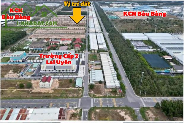 Đất KCN Bàu Bàng - Sổ sẳn - Có nhà cho thuê