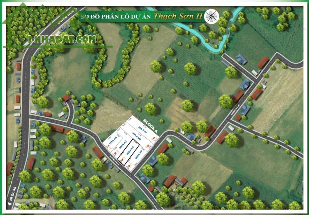 Bán đất phân lô thôn Bình Sậy, xã Thạch Sơn, huyện Thạch Thành, Thanh Hóa. 280m2 ~ 285tr - 2