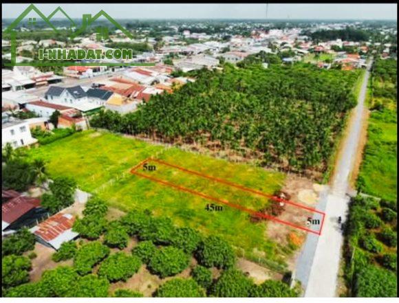 Đất Thổ cư xây nhà  trung tâm Truông Mít, Dương Minh Châu, Tây Ninh 5x45m Chỉ 490tr - 1