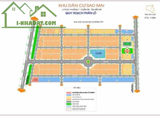 Bán nhà khu dân cư Sao Mai Thành phố Bến Tre, 3 phòng ngủ, 2wc có gác - 2