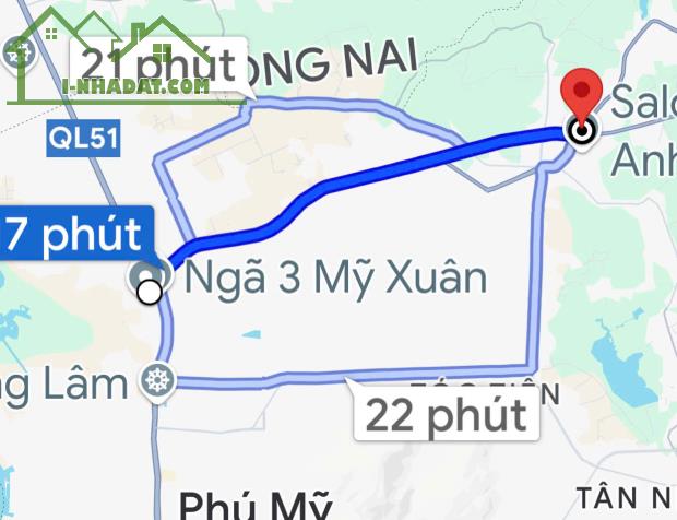 BÁN ĐẤT MẶT TIỀN VÕ VĂN KIỆT - PHƯỜNG HẮC DỊCH - CÁCH QL51 10KM