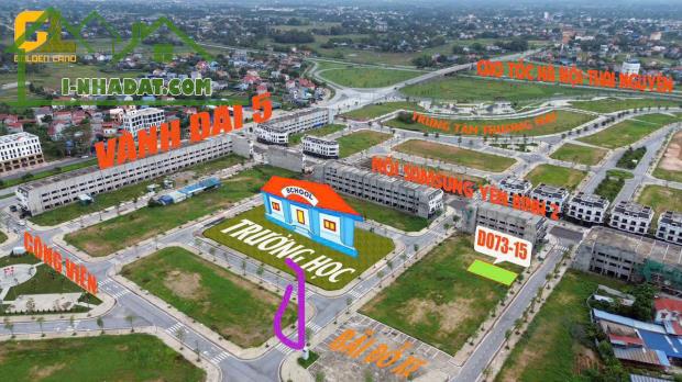 CHÍNH CHỦ BÁN 122M2 ĐẤT LÔ GÓC 2MT SẴN SỔ TRUNG TÂM PHỔ YÊN-THÁI NGUYÊN - 1
