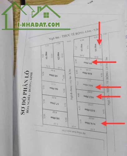 - Mở bán 5 lô Đất tại Trung Tâm Phường Đại Thắng, Hoà Nghĩa, Dương Kinh - Vị trí sát Cầu R - 2