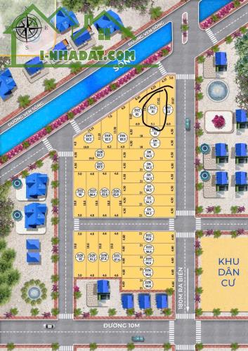 ChỈ 1.25 tỷ em bán nhanh lô đất giao phong sát vách Flamingo và 60m ra bãi tắm - 1