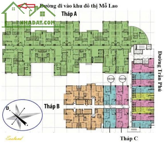 Căn hộ Hồ Gươm Plaza Trần Phú 64m 2pn 2wc full nội thất giá nhỉnh 3 tỷ - 4