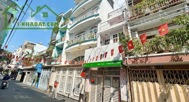 HIẾM NGANG 6M * 13M - NHÀ 5 TẦNG MẶT TIỀN ĐƯỜNG SỐ KHU CƯ XÁ ĐÔ THÀNH QUẬN 3 - 1
