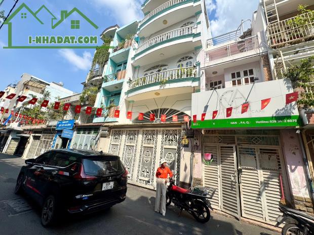 HIẾM NGANG 6M * 13M - NHÀ 5 TẦNG MẶT TIỀN ĐƯỜNG SỐ KHU CƯ XÁ ĐÔ THÀNH QUẬN 3 - 2