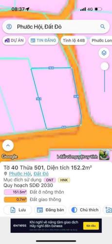 THANH LÝ GẤP CĂN NHÀ GÓC 2 MẶT TIỀN PHƯỚC HỘI - ĐẤT ĐỎ